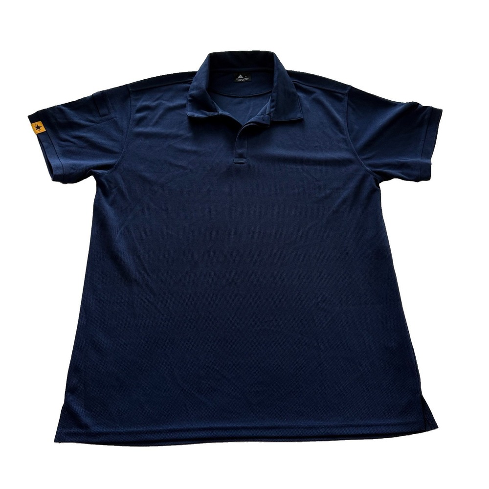 ZITY Men's Polo Shirt XL Navy Blue Performance Golf Tactical Sleeve Pocket